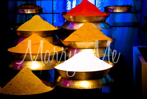Indian wedding food