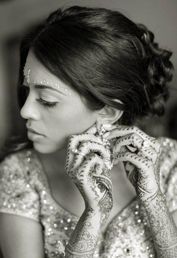 Indian bride make-up